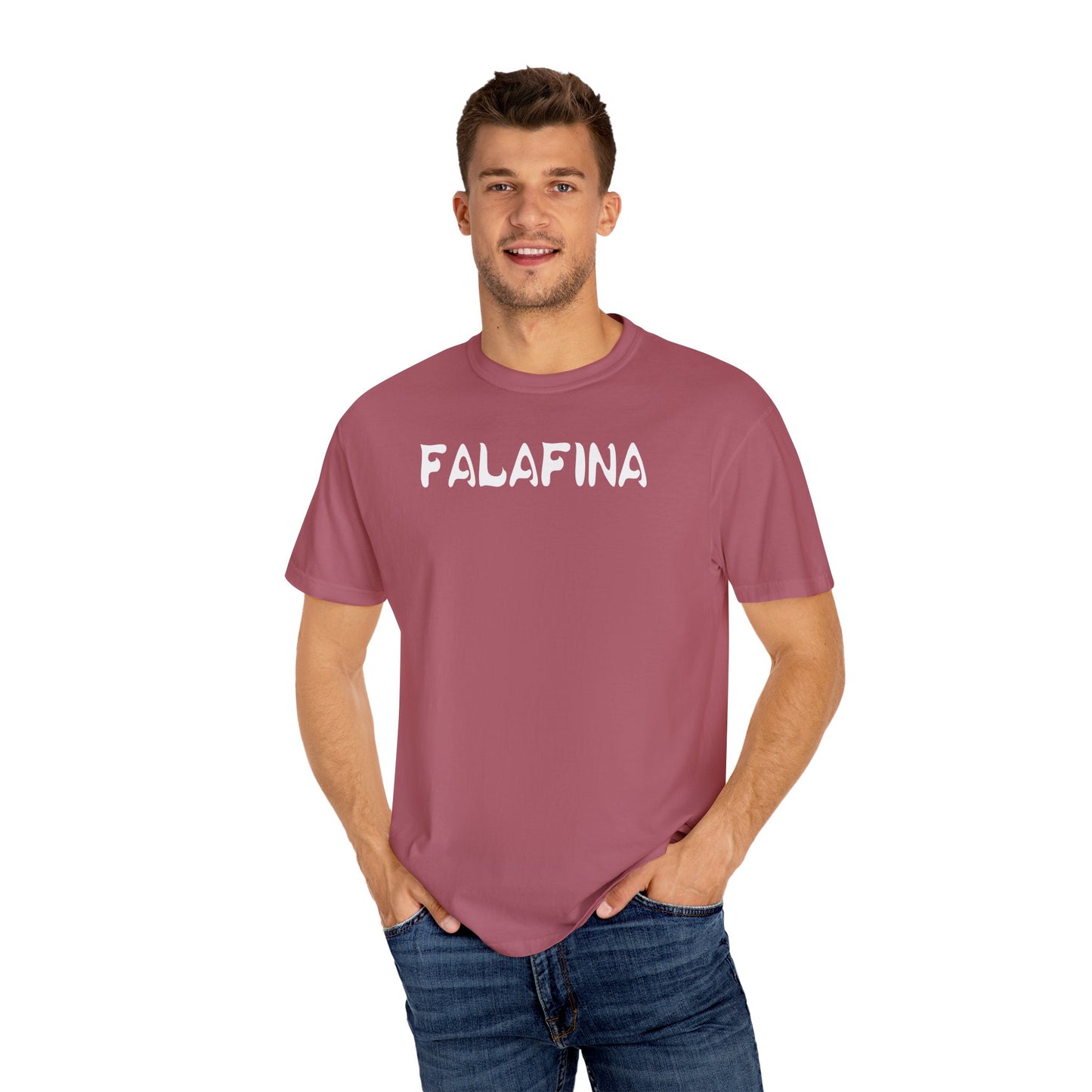 Casual Unisex T-shirt - 'FALAFINA' Graphic Tee for Everyday Comfort