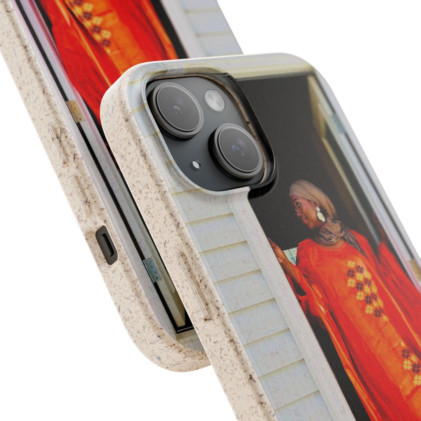 Phone Case: Eco-Friendly Biodegradable with Vibrant Cultural Design