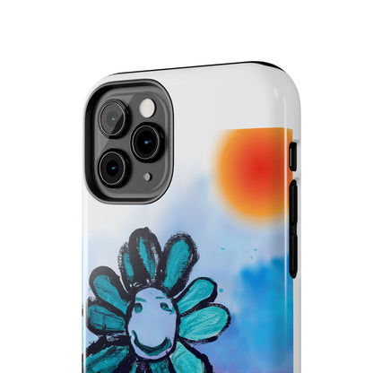 Colorful Floral Tough Phone Case - Cheerful Design by Fatuma Sheriff