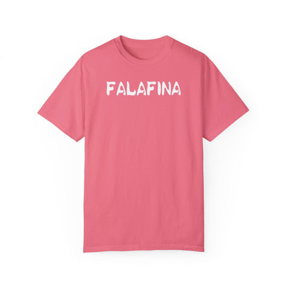 Casual Unisex T-shirt - 'FALAFINA' Graphic Tee for Everyday Comfort