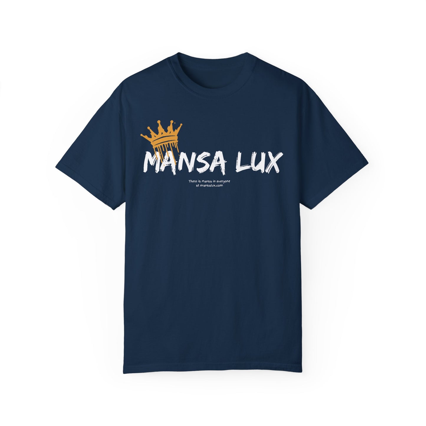 Garment-Dyed T-shirt - 'MANSA LUX' Graphic Tee for Everyday Comfort