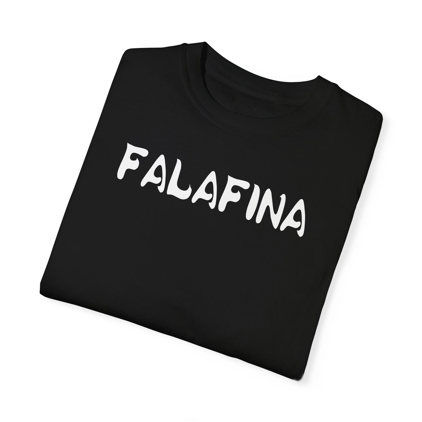 Casual Unisex T-shirt - 'FALAFINA' Graphic Tee for Everyday Comfort