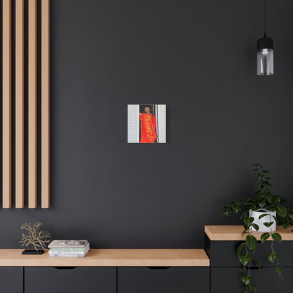 Vibrant Canvas Art Print - “ Mousso” Cultural Elegance for Home Décor
