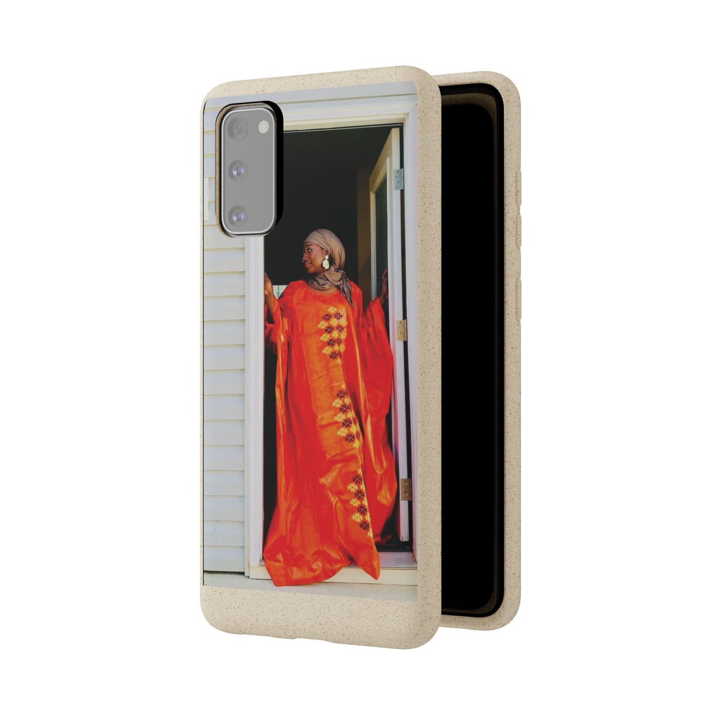 Phone Case: Eco-Friendly Biodegradable with Vibrant Cultural Design
