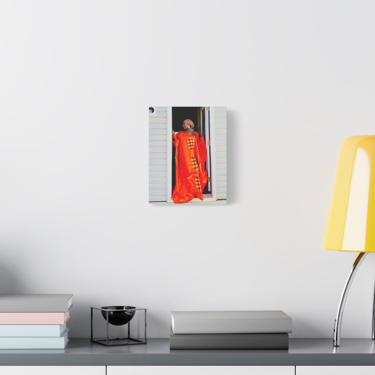 Vibrant Canvas Art Print - “ Mousso” Cultural Elegance for Home Décor