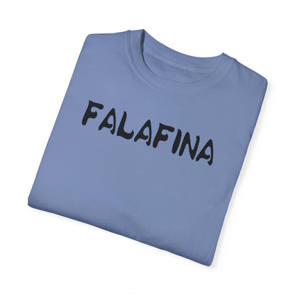 Casual Unisex T-shirt - 'FALAFINA' Graphic Tee for Everyday Comfort
