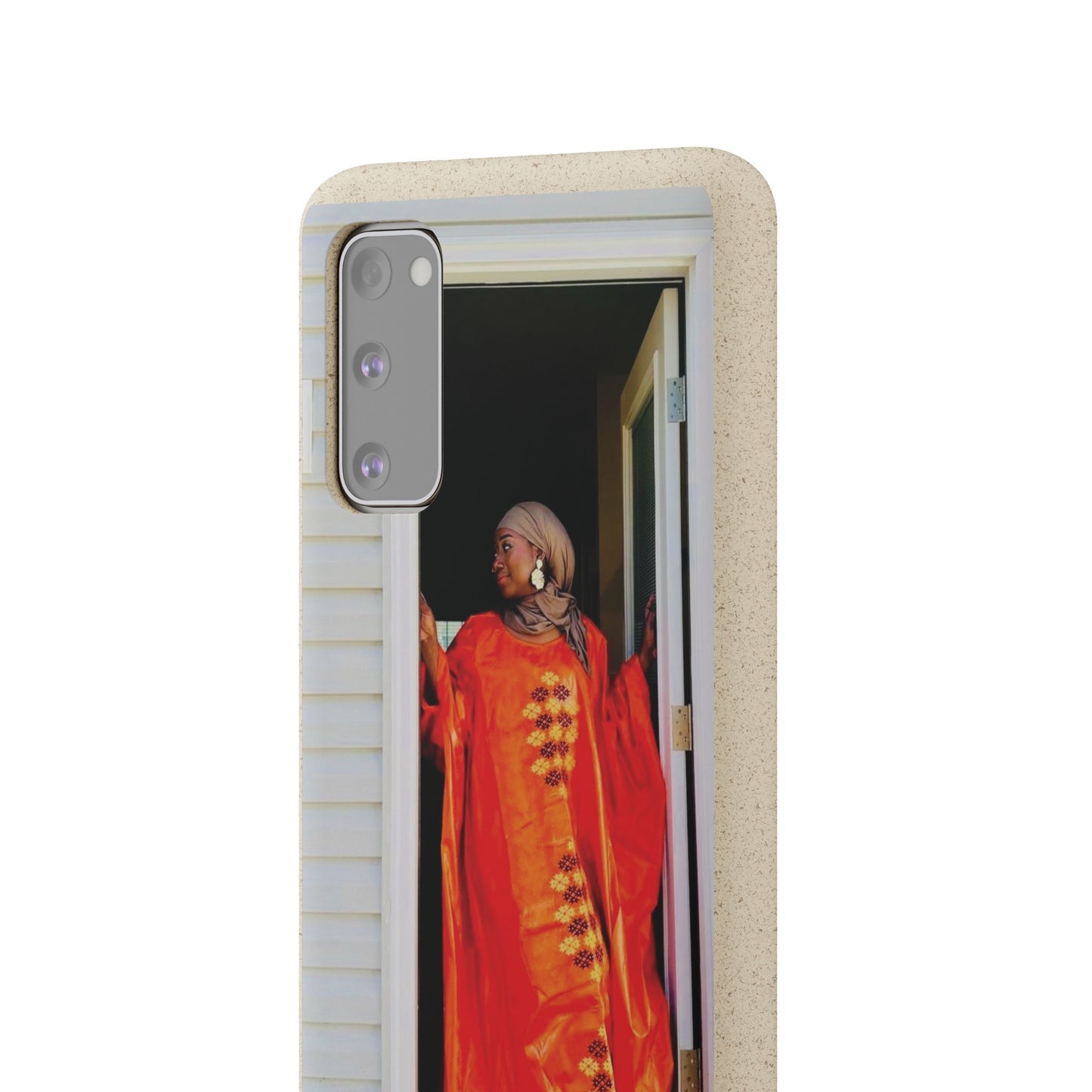 Phone Case: Eco-Friendly Biodegradable with Vibrant Cultural Design