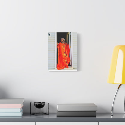 Vibrant Canvas Art Print - “ Mousso” Cultural Elegance for Home Décor