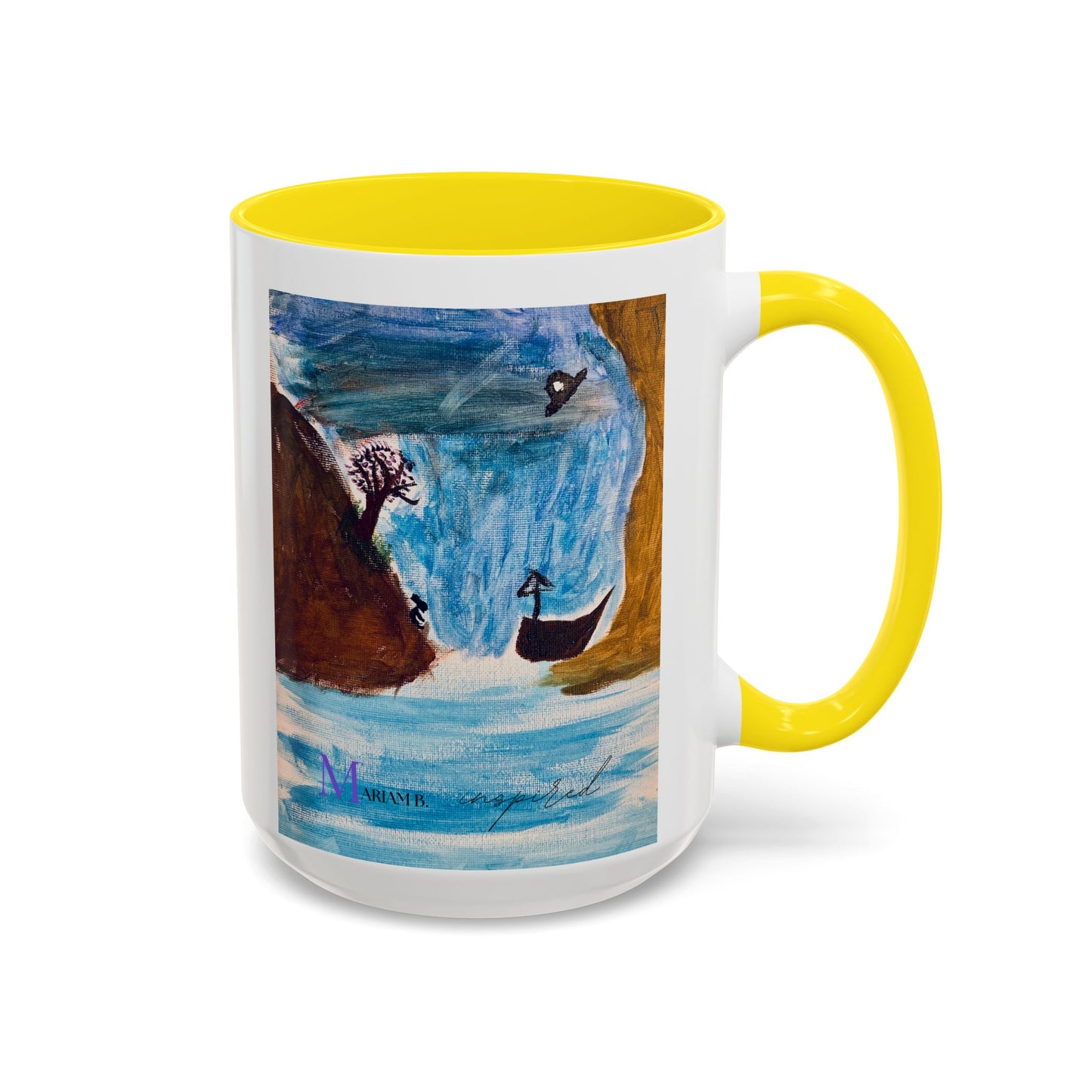 Colorful Mug for Coffee Lovers - 11, 15oz - Microwave & Dishwasher Safe