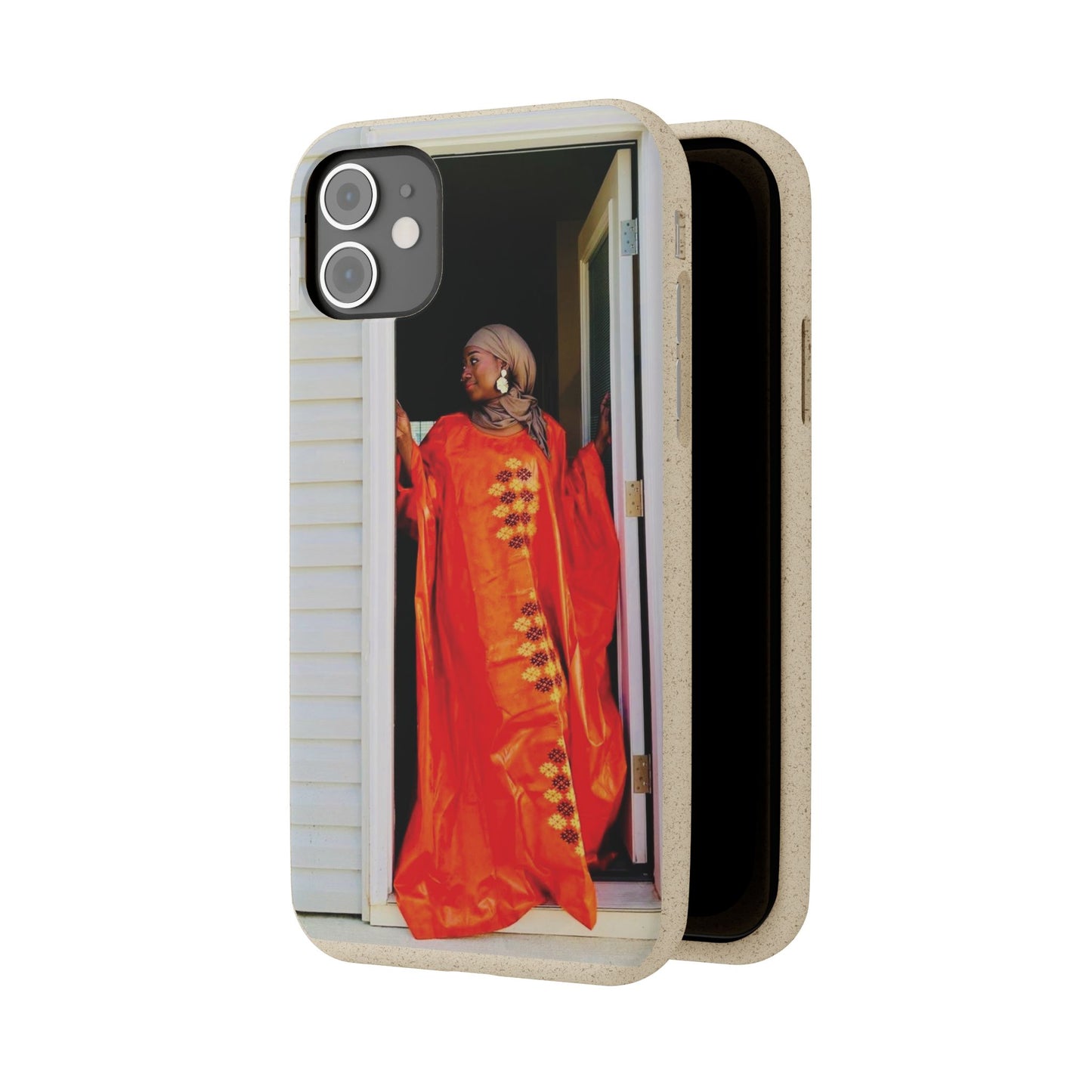 Phone Case: Eco-Friendly Biodegradable with Vibrant Cultural Design
