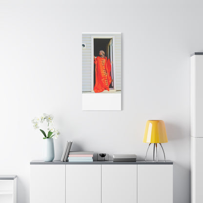 Vibrant Canvas Art Print - “ Mousso” Cultural Elegance for Home Décor