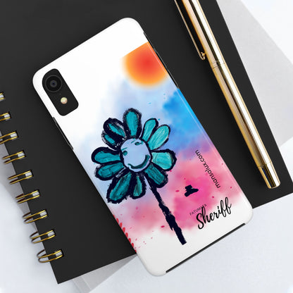 Colorful Floral Tough Phone Case - Cheerful Design by Fatuma Sheriff