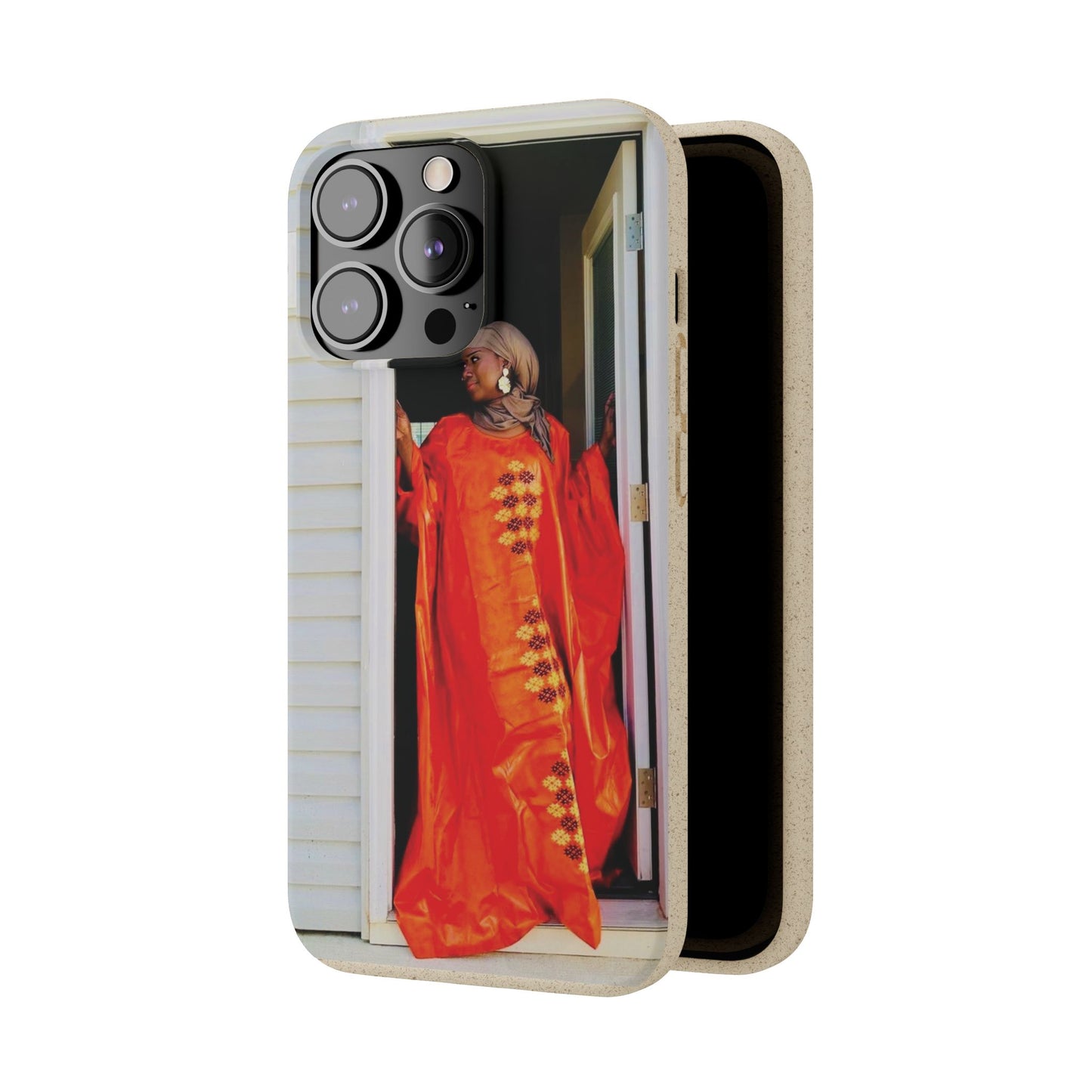 Phone Case: Eco-Friendly Biodegradable with Vibrant Cultural Design