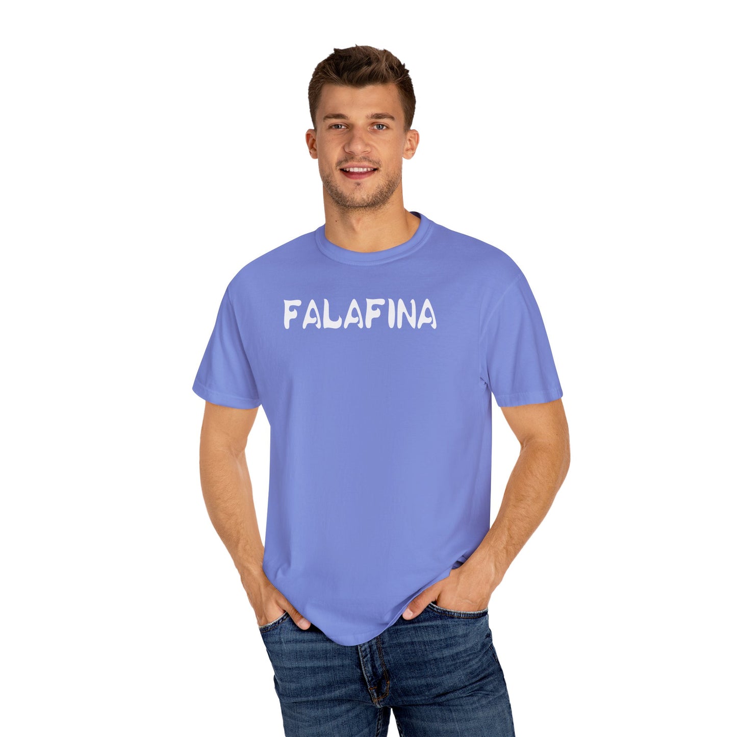 Casual Unisex T-shirt - 'FALAFINA' Graphic Tee for Everyday Comfort