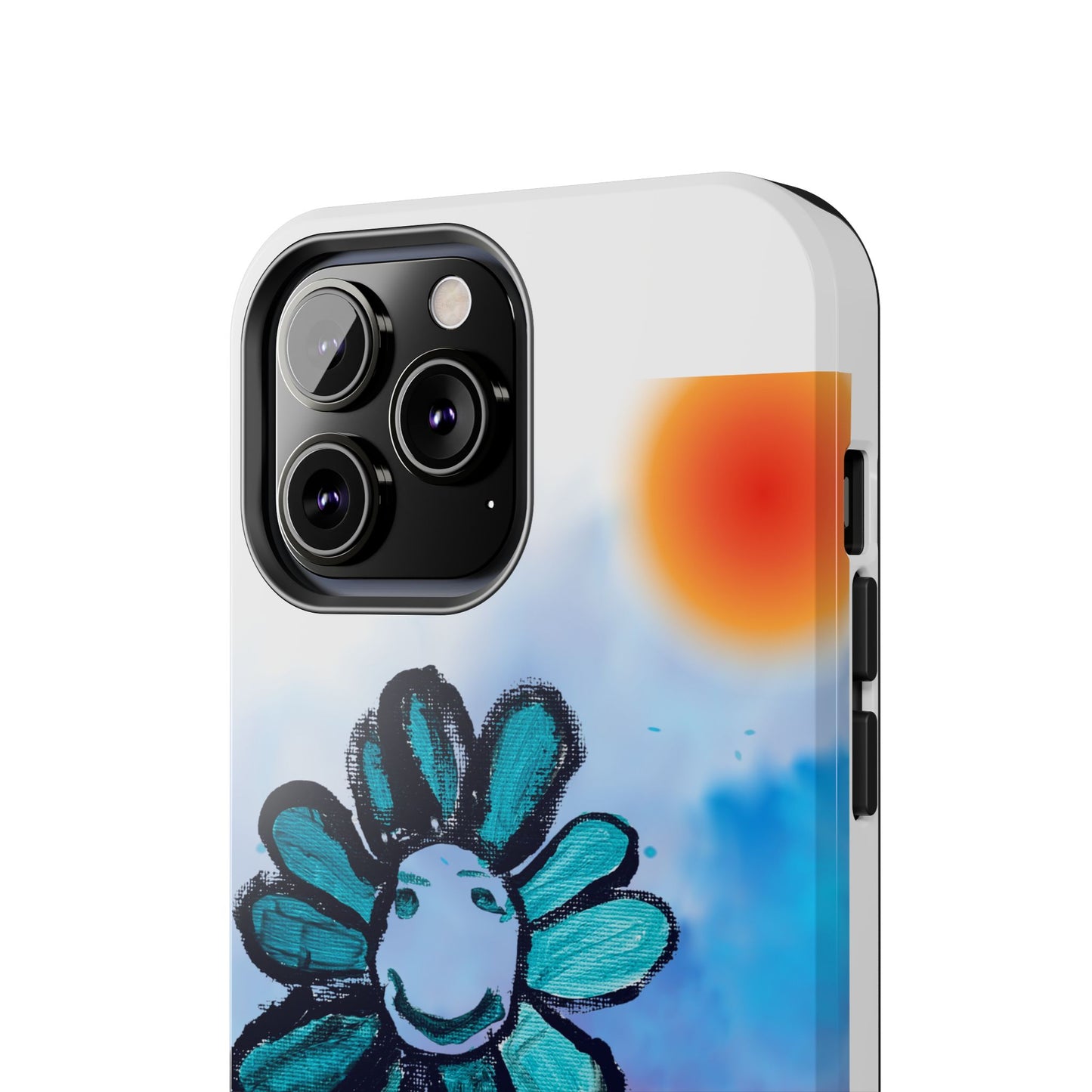 Colorful Floral Tough Phone Case - Cheerful Design by Fatuma Sheriff
