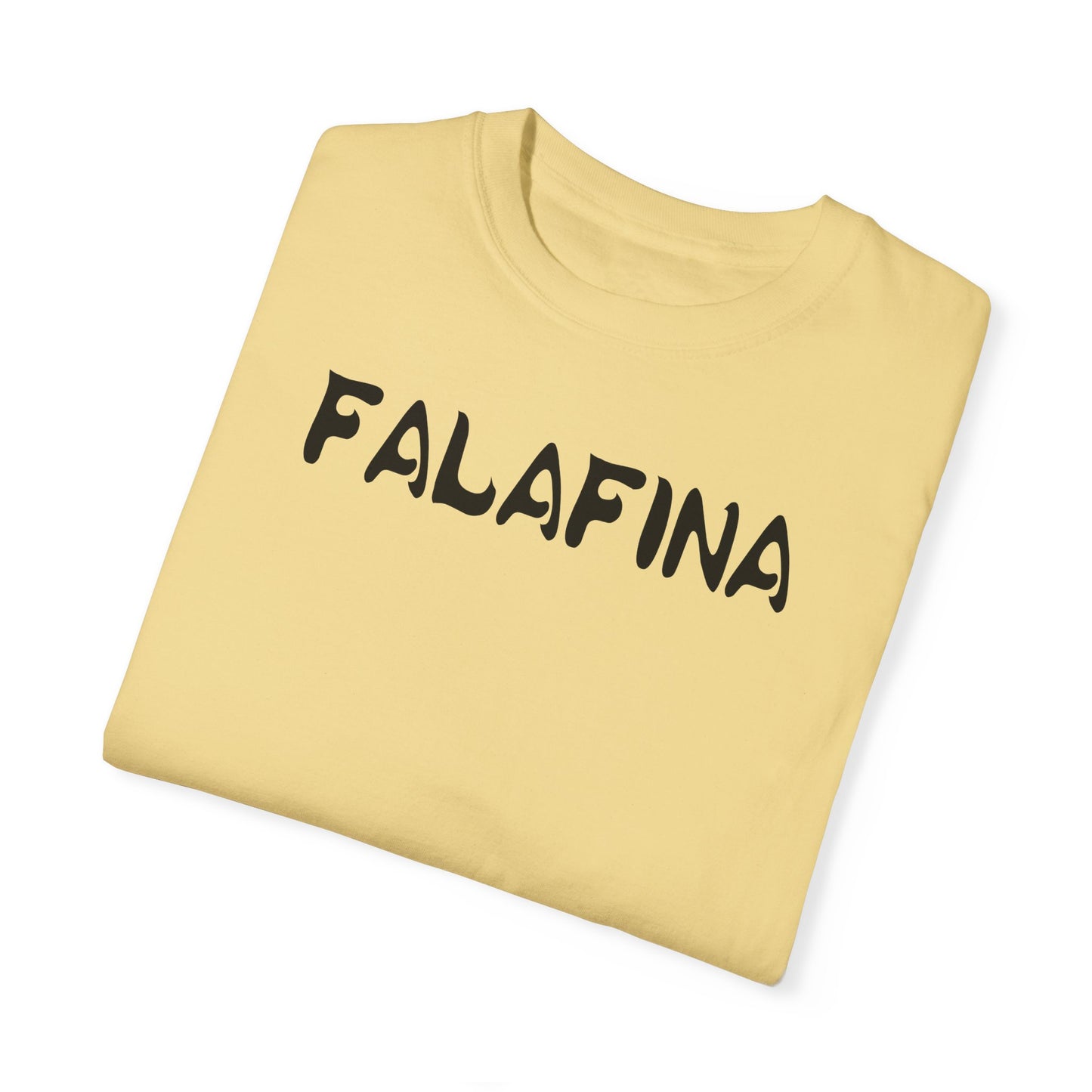 Casual Unisex T-shirt - 'FALAFINA' Graphic Tee for Everyday Comfort