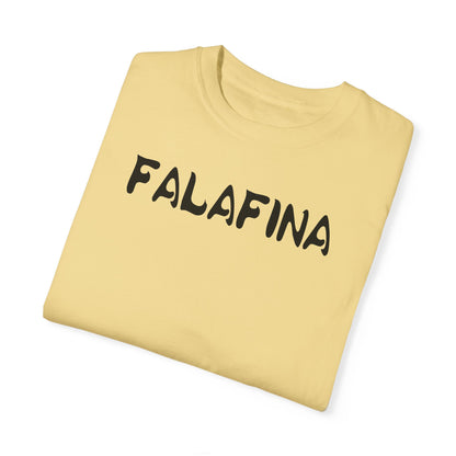 Casual Unisex T-shirt - 'FALAFINA' Graphic Tee for Everyday Comfort