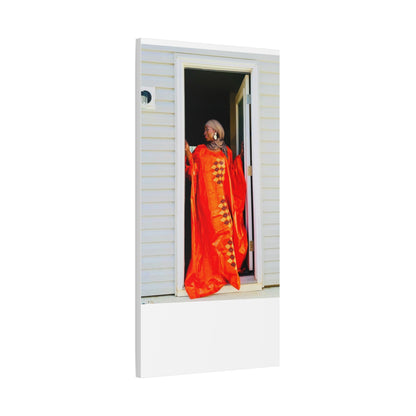 Vibrant Canvas Art Print - “ Mousso” Cultural Elegance for Home Décor