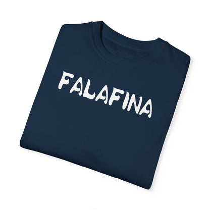 Casual Unisex T-shirt - 'FALAFINA' Graphic Tee for Everyday Comfort