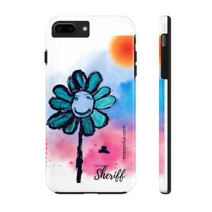 Colorful Floral Tough Phone Case - Cheerful Design by Fatuma Sheriff