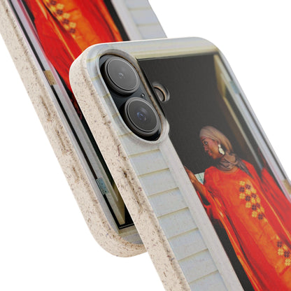 Phone Case: Eco-Friendly Biodegradable with Vibrant Cultural Design