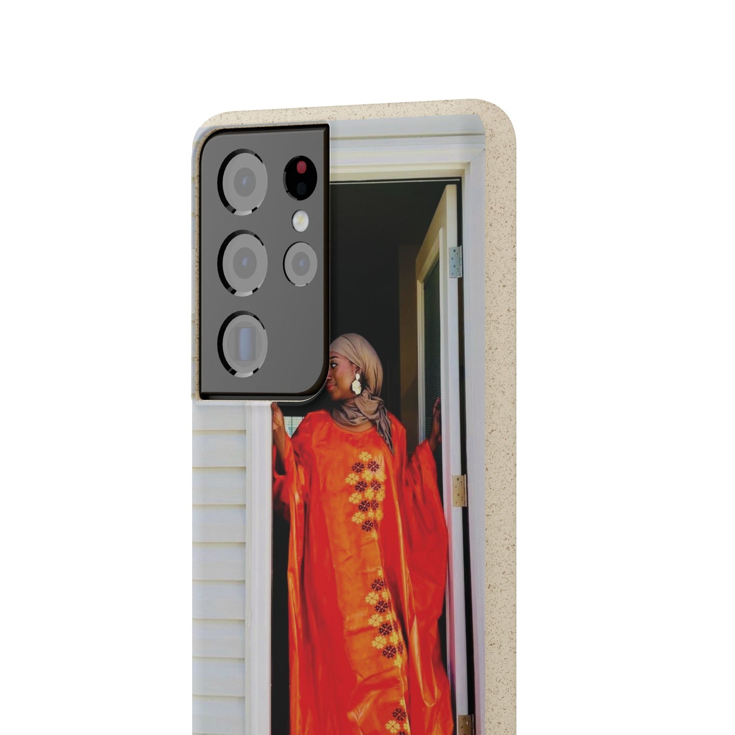 Phone Case: Eco-Friendly Biodegradable with Vibrant Cultural Design