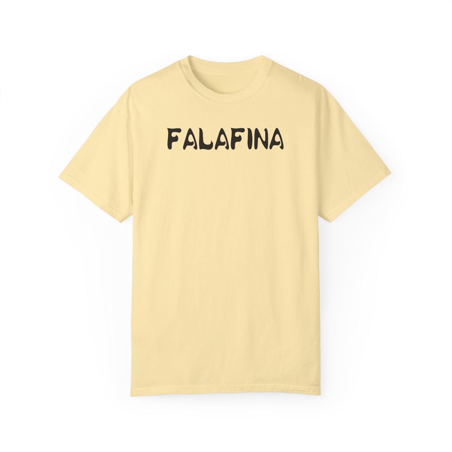 Casual Unisex T-shirt - 'FALAFINA' Graphic Tee for Everyday Comfort