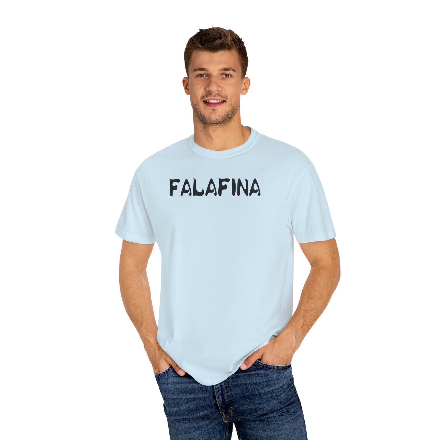 Casual Unisex T-shirt - 'FALAFINA' Graphic Tee for Everyday Comfort