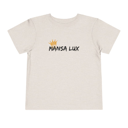 Mansa Lux Toddler Tee for Playful Days and Special Occasions
