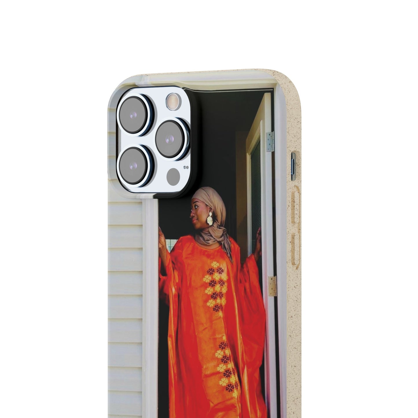 Phone Case: Eco-Friendly Biodegradable with Vibrant Cultural Design