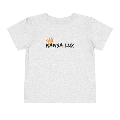 Mansa Lux Toddler Tee for Playful Days and Special Occasions