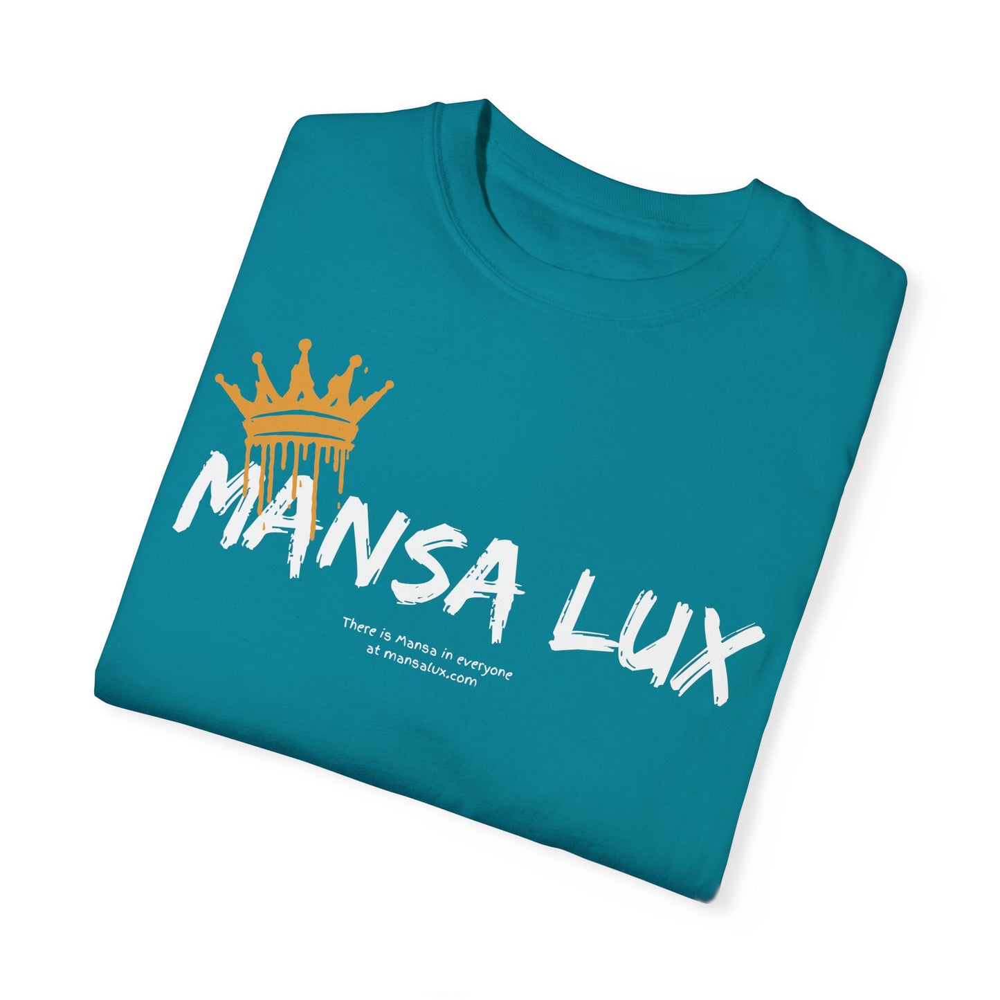 Garment-Dyed T-shirt - 'MANSA LUX' Graphic Tee for Everyday Comfort