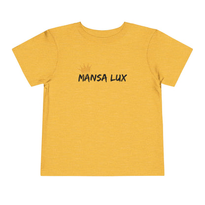 Mansa Lux Toddler Tee for Playful Days and Special Occasions