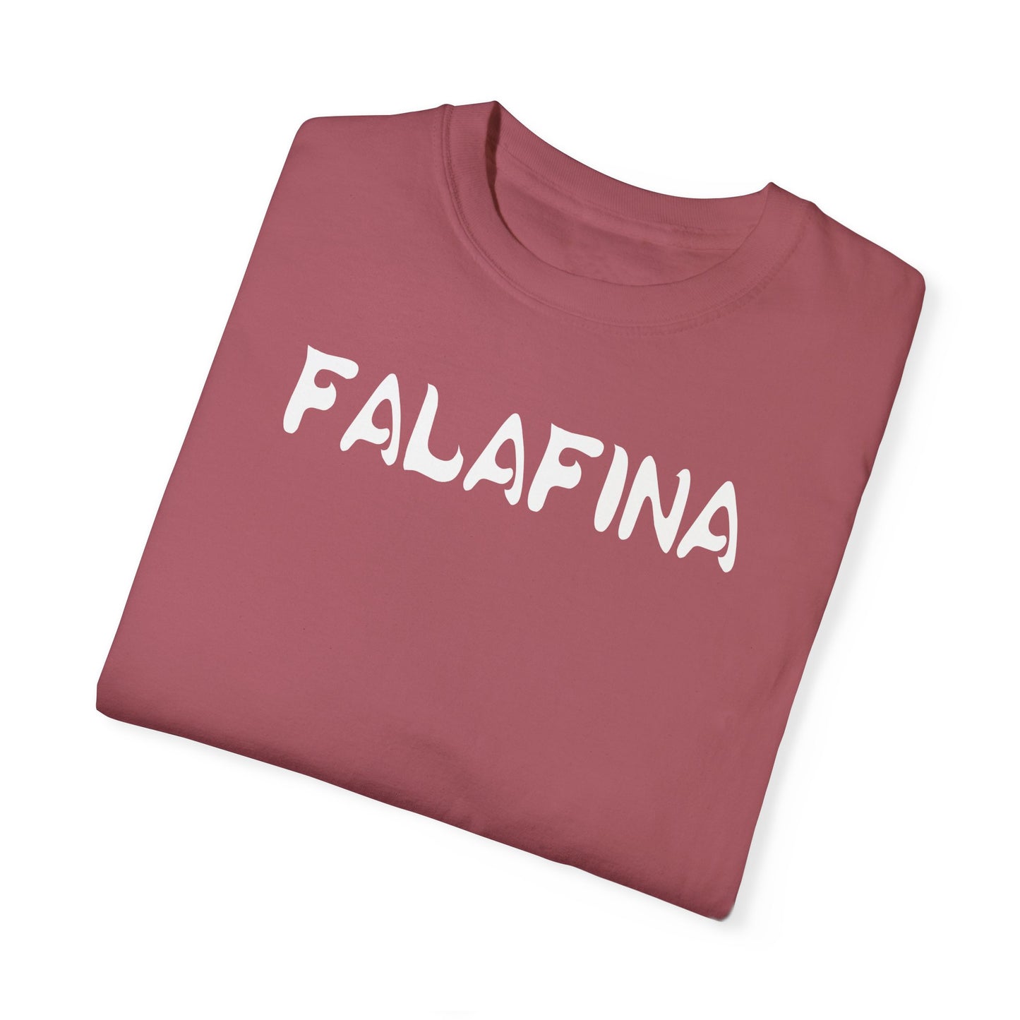 Casual Unisex T-shirt - 'FALAFINA' Graphic Tee for Everyday Comfort