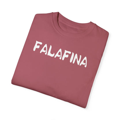 Casual Unisex T-shirt - 'FALAFINA' Graphic Tee for Everyday Comfort
