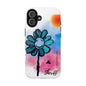 Colorful Floral Tough Phone Case - Cheerful Design by Fatuma Sheriff