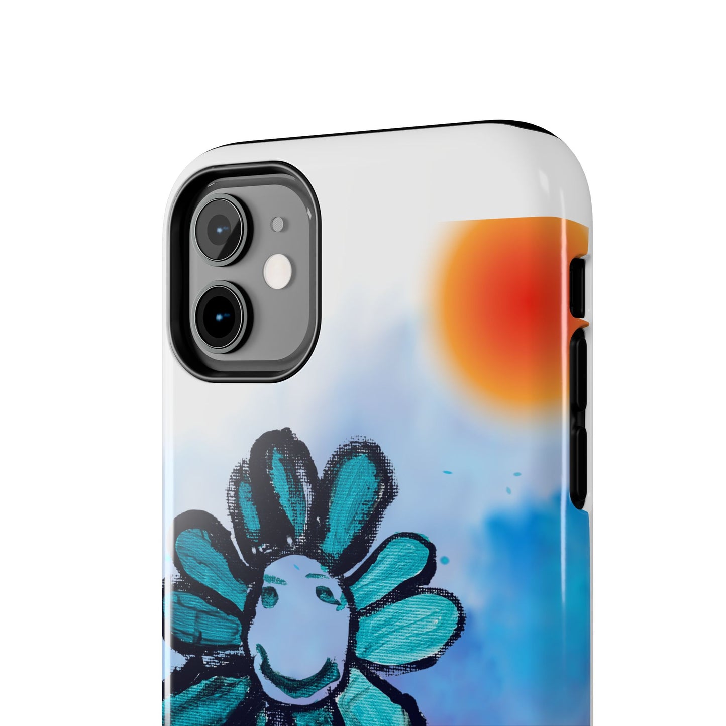 Colorful Floral Tough Phone Case - Cheerful Design by Fatuma Sheriff