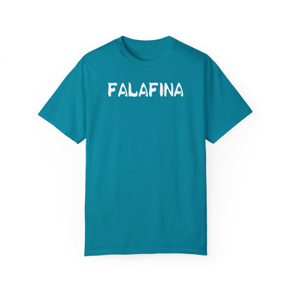 Casual Unisex T-shirt - 'FALAFINA' Graphic Tee for Everyday Comfort