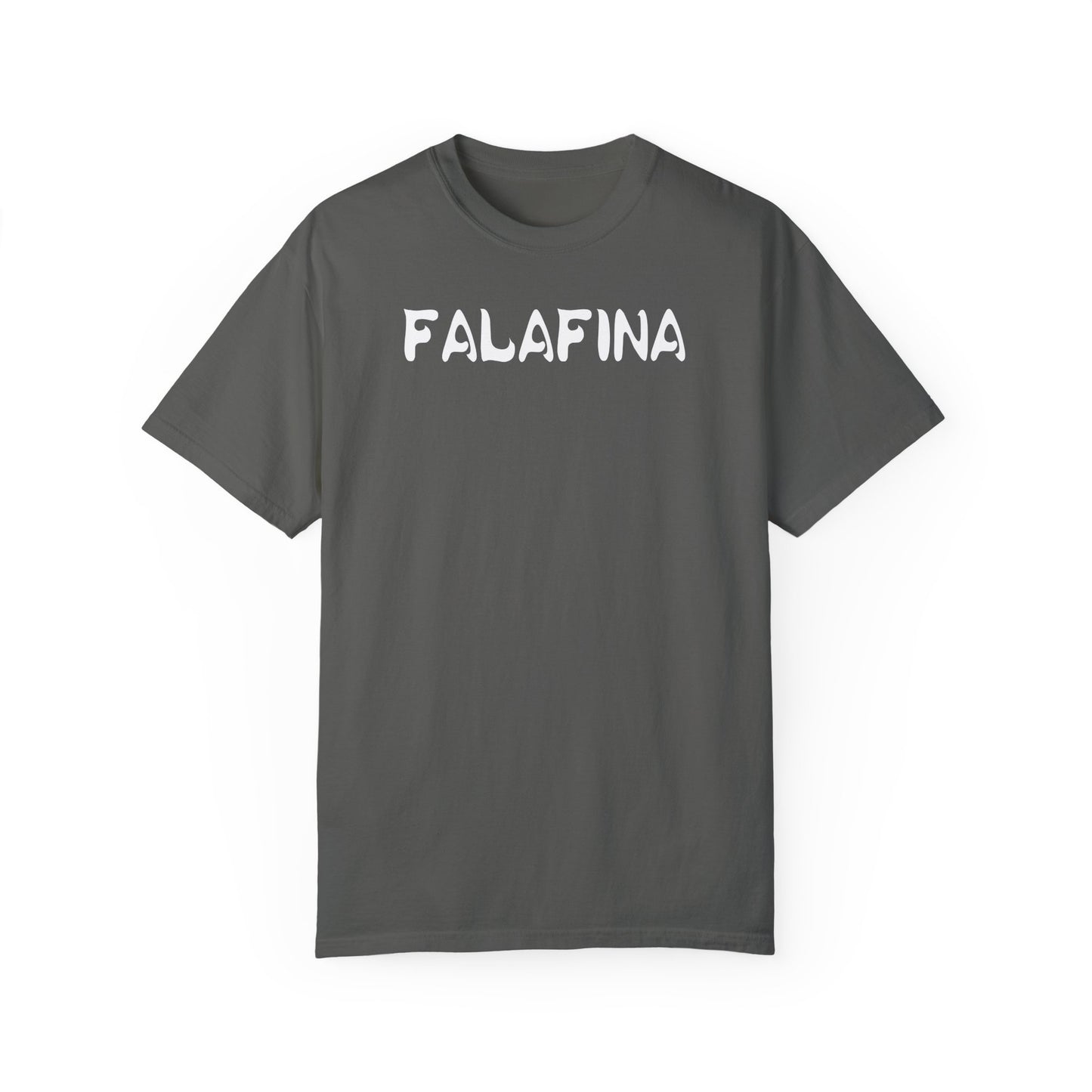 Casual Unisex T-shirt - 'FALAFINA' Graphic Tee for Everyday Comfort