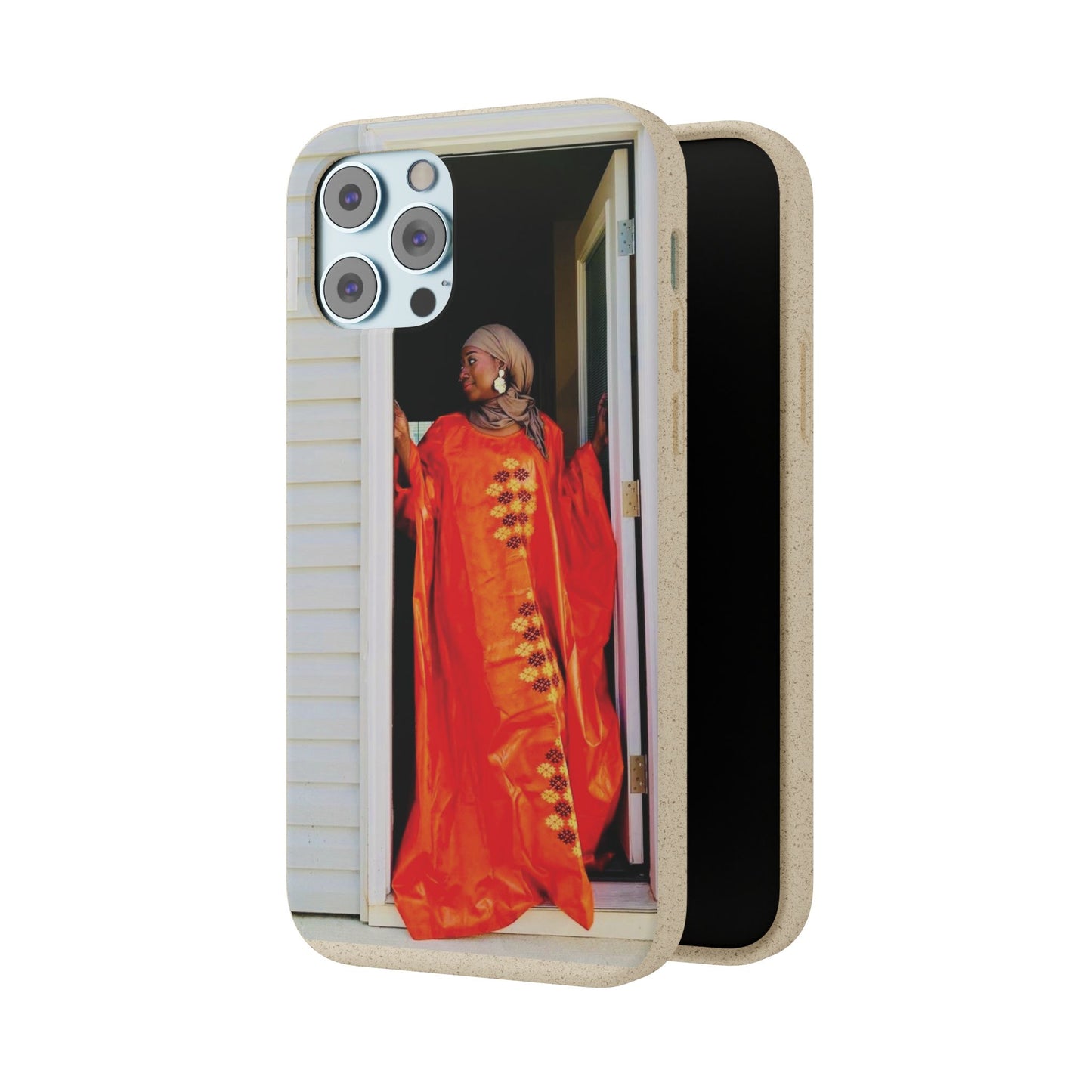 Phone Case: Eco-Friendly Biodegradable with Vibrant Cultural Design