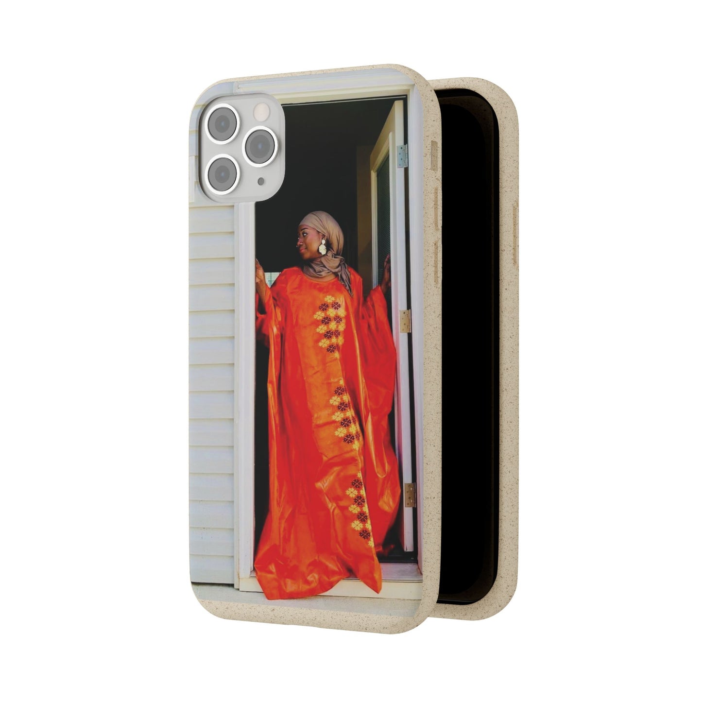 Phone Case: Eco-Friendly Biodegradable with Vibrant Cultural Design