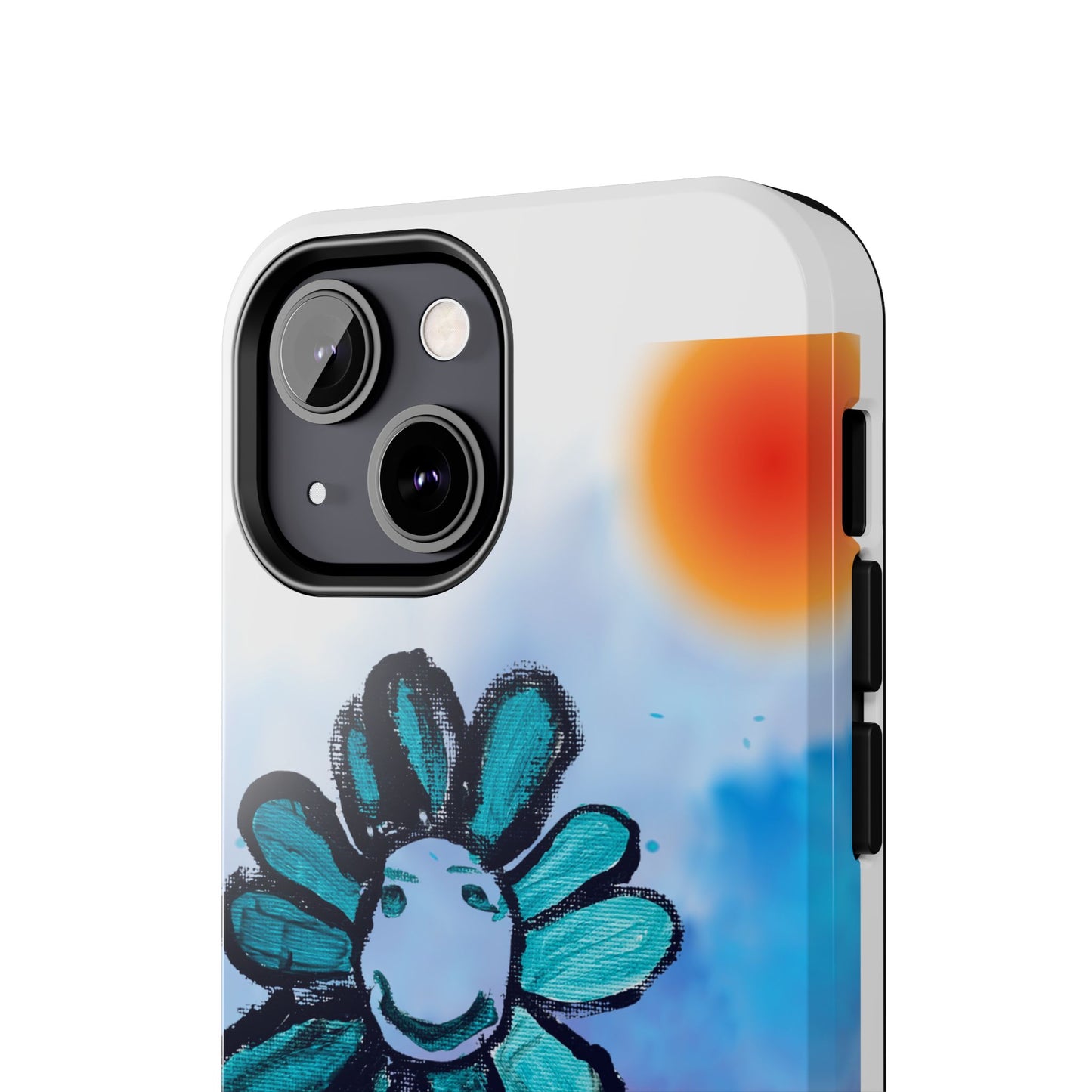 Colorful Floral Tough Phone Case - Cheerful Design by Fatuma Sheriff