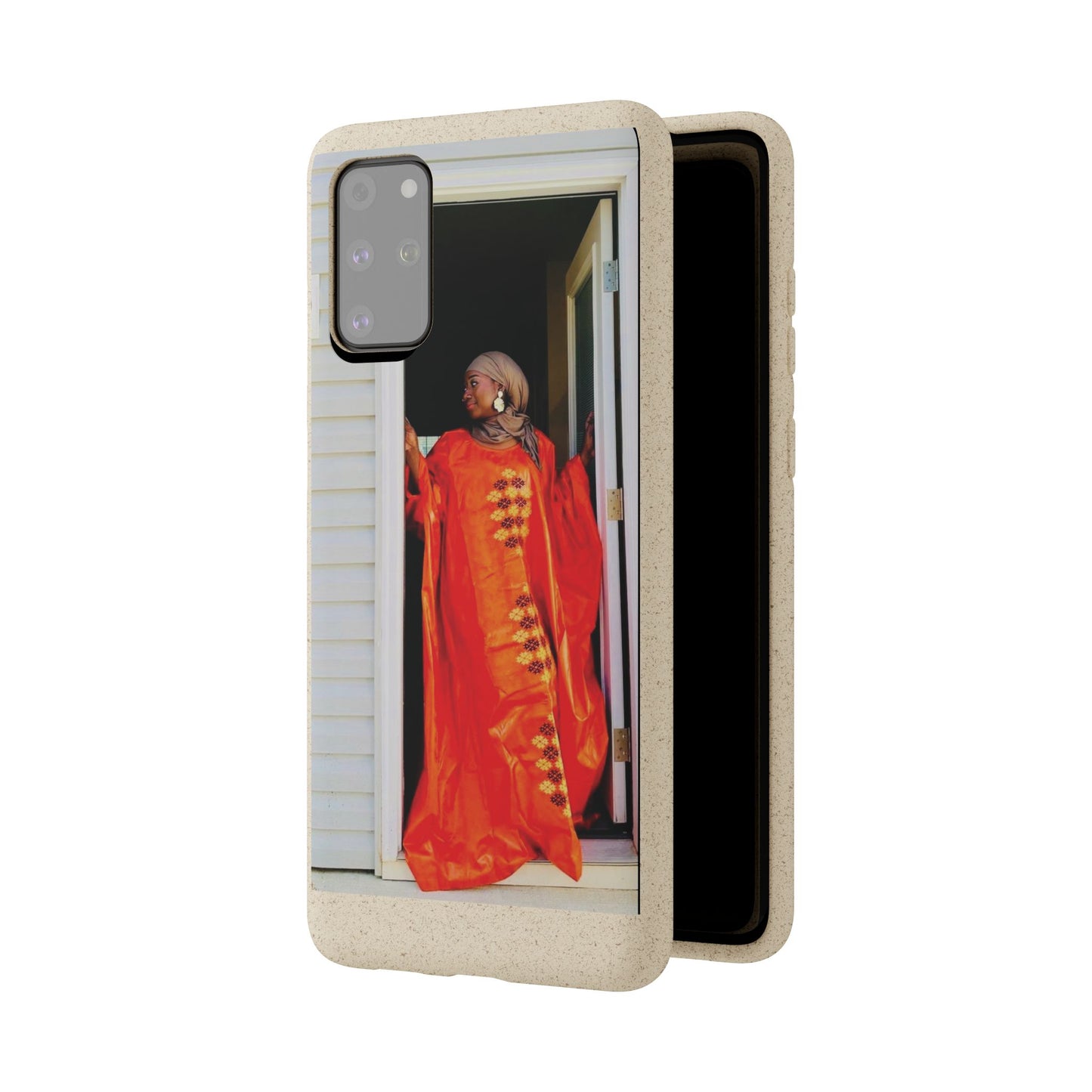Phone Case: Eco-Friendly Biodegradable with Vibrant Cultural Design