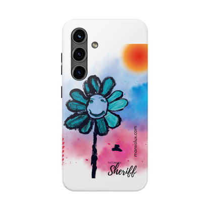 Colorful Floral Tough Phone Case - Cheerful Design by Fatuma Sheriff