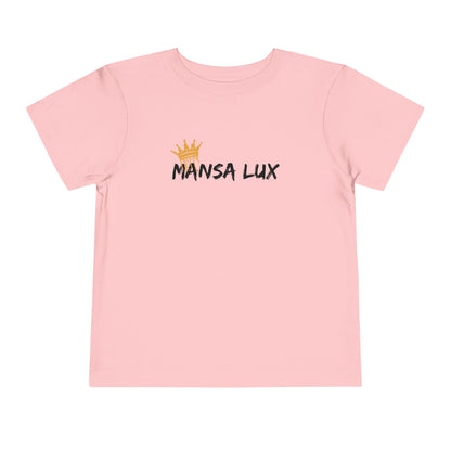 Mansa Lux Toddler Tee for Playful Days and Special Occasions