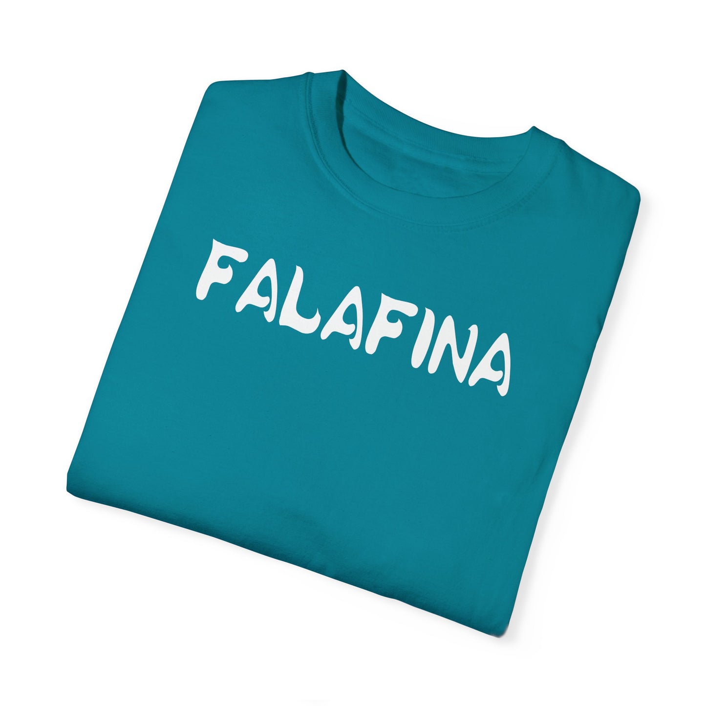 Casual Unisex T-shirt - 'FALAFINA' Graphic Tee for Everyday Comfort