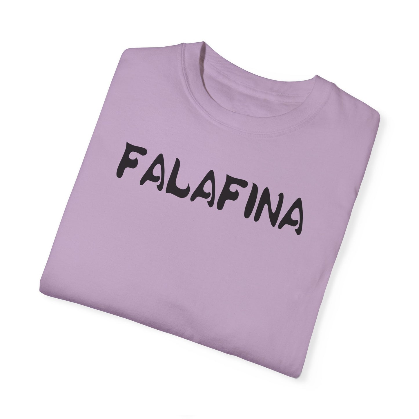 Casual Unisex T-shirt - 'FALAFINA' Graphic Tee for Everyday Comfort