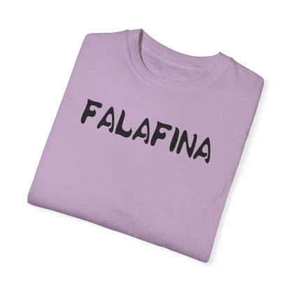 Casual Unisex T-shirt - 'FALAFINA' Graphic Tee for Everyday Comfort