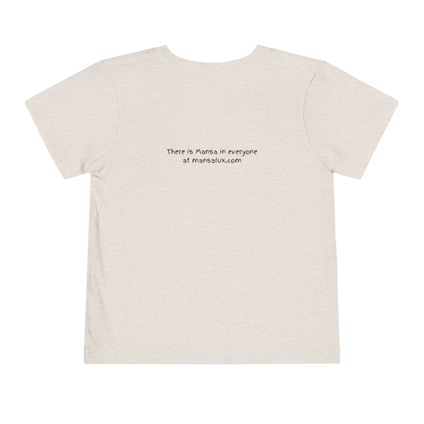 Mansa Lux Toddler Tee for Playful Days and Special Occasions