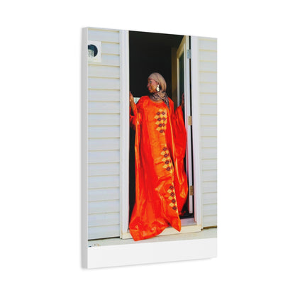 Vibrant Canvas Art Print - “ Mousso” Cultural Elegance for Home Décor
